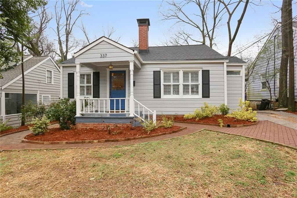 3 bedroom, 2 bathroom, 1,188 sq ft single family residence sold at 337 Clifton Road, Atlanta, GA 30307