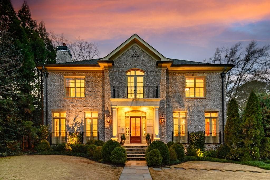 6 bedroom, 8 bathroom, 7,122 sq ft single family residence sold at 1694 MERTON Road, Atlanta, GA 30306