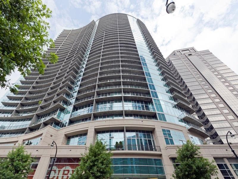 2 bedroom, 2 bathroom, 1,213 sq ft condominium sold at 1080 Peachtree Street 1604, Atlanta, GA 30309