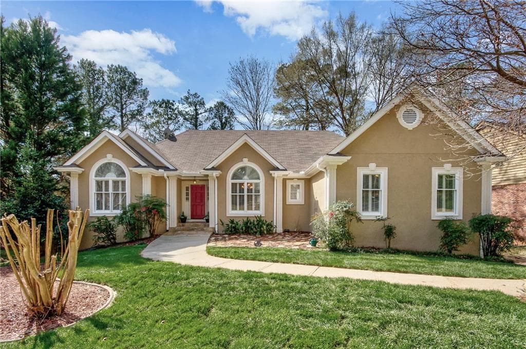 6 bedroom, 4 bathroom, 3,442 sq ft single family residence sold at 1100 Cedar Knoll Drive, Roswell, GA 30076