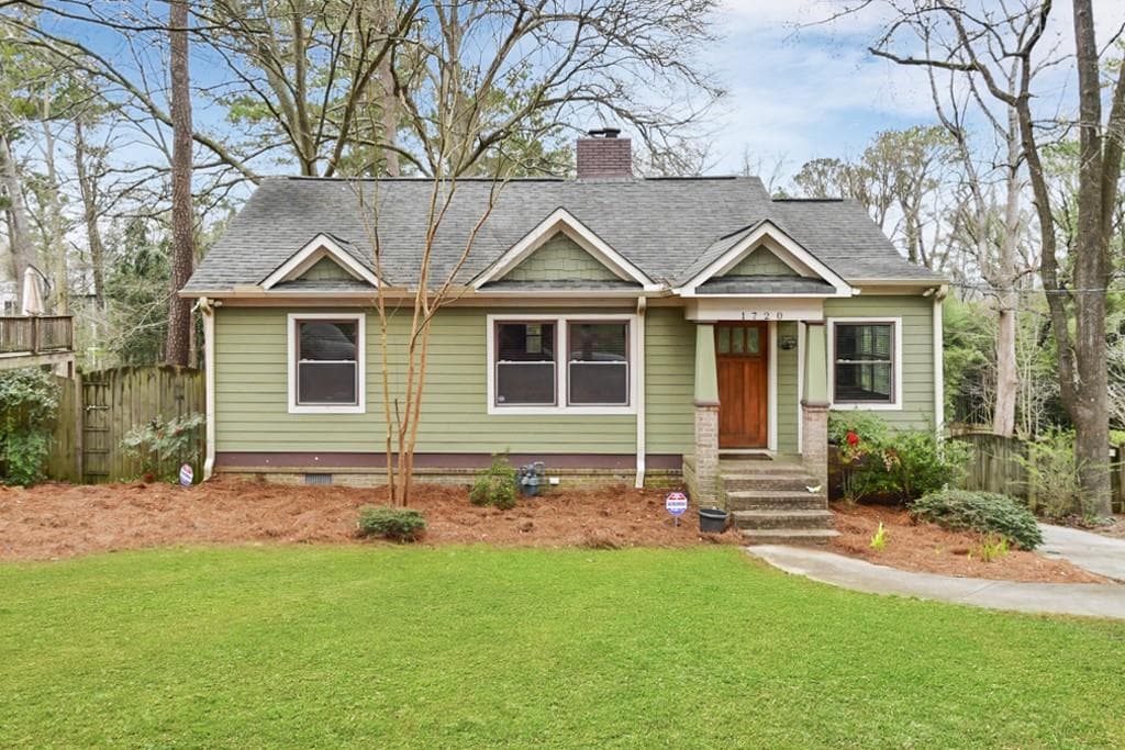 2 bedroom, 1 bathroom single family residence sold at 1720 Piper Circle, Atlanta, GA 30316