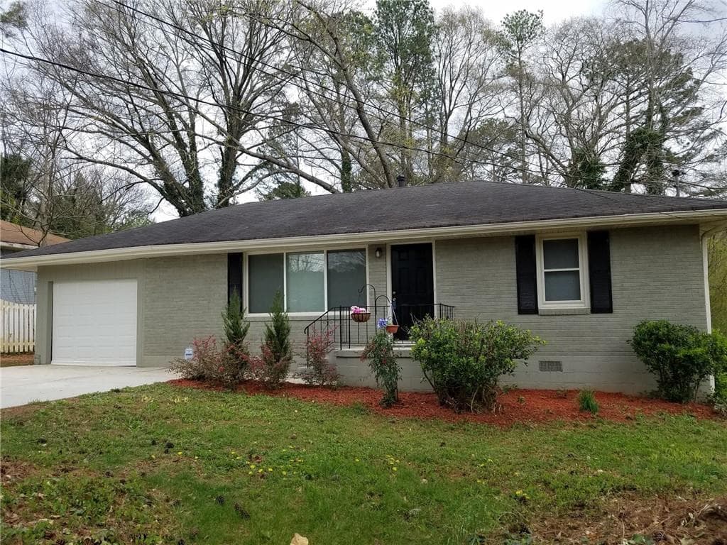 3 bedroom, 2 bathroom, 1,296 sq ft single family residence sold at 1686 Derrill Drive, Decatur, GA 30032