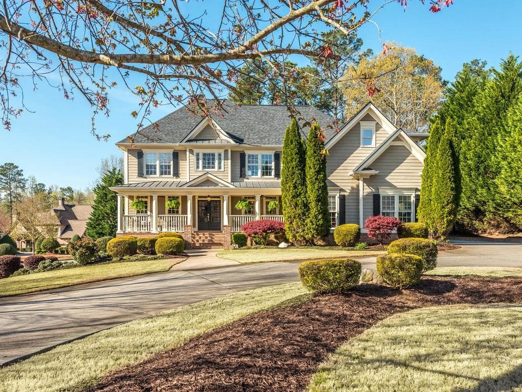 5 bedroom, 5 bathroom, 5,453 sq ft single family residence sold at 6830 Sunbriar Drive, Cumming, GA 30040