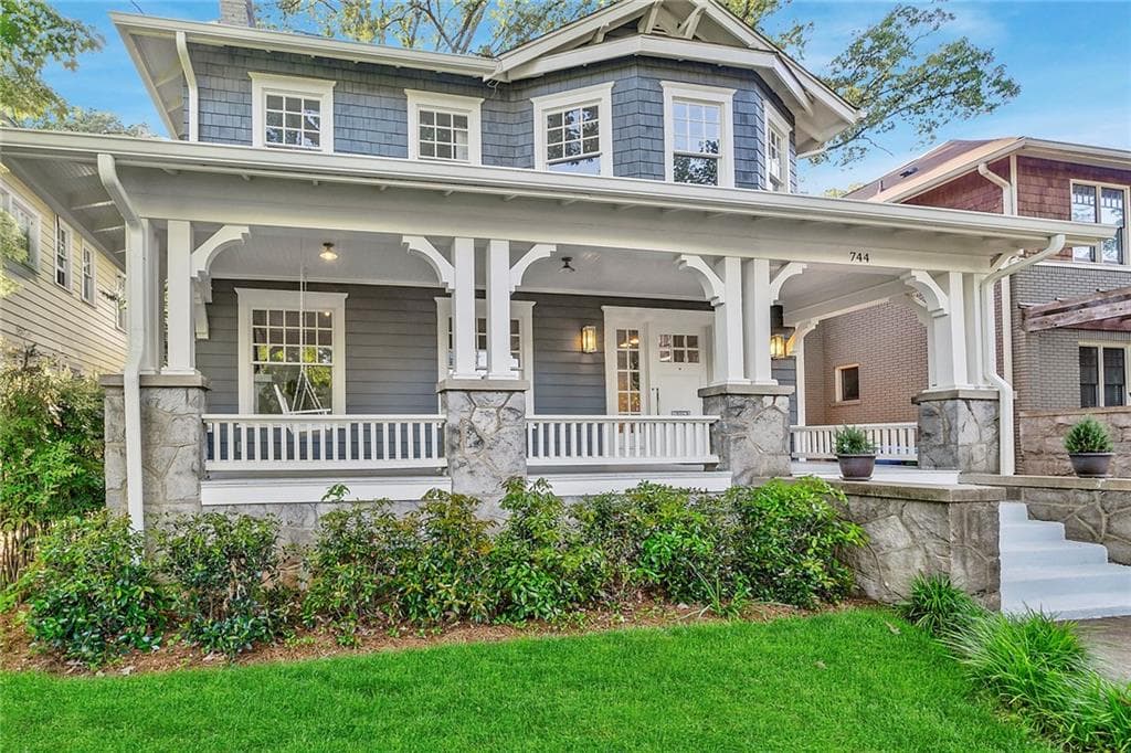 4 bedroom, 3 bathroom, 3,400 sq ft single family residence sold at 744 Penn Avenue NE, Atlanta, GA 30308