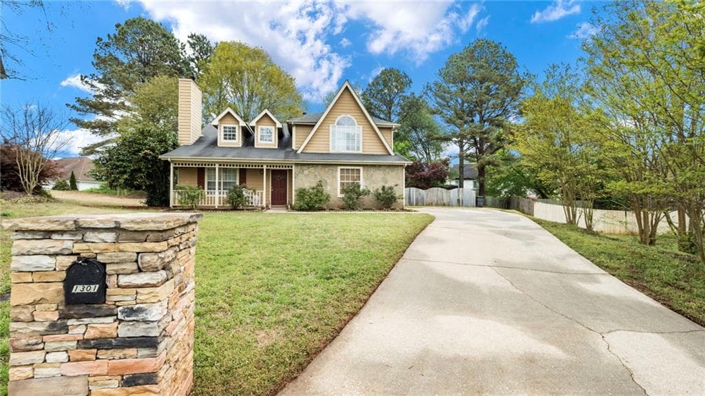 3 bedroom, 3 bathroom, 1,670 sq ft single family residence sold at 1301 Springmont Court, Lawrenceville, GA 30043