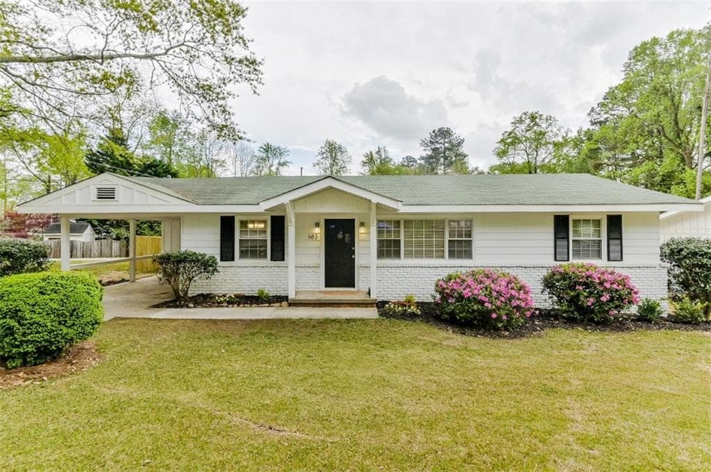 3 bedroom, 2 bathroom, 1,500 sq ft single family residence sold at 683 Stewart Circle, Marietta, GA 30064