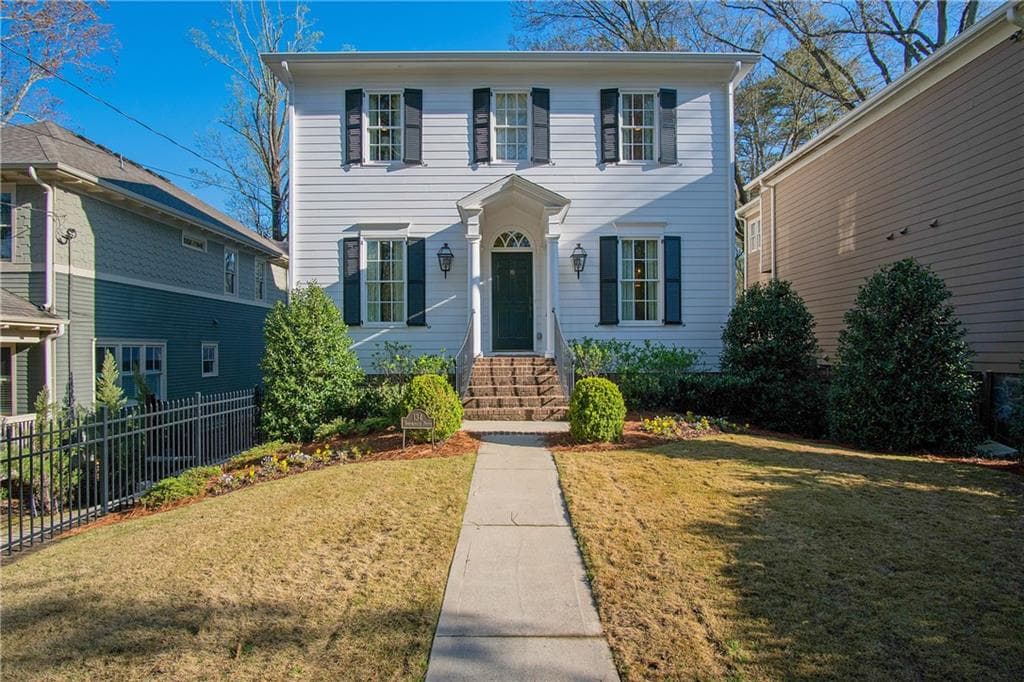 5 bedroom, 6 bathroom, 4,671 sq ft single family residence sold at 134 Springdale Drive, Atlanta, GA 30305