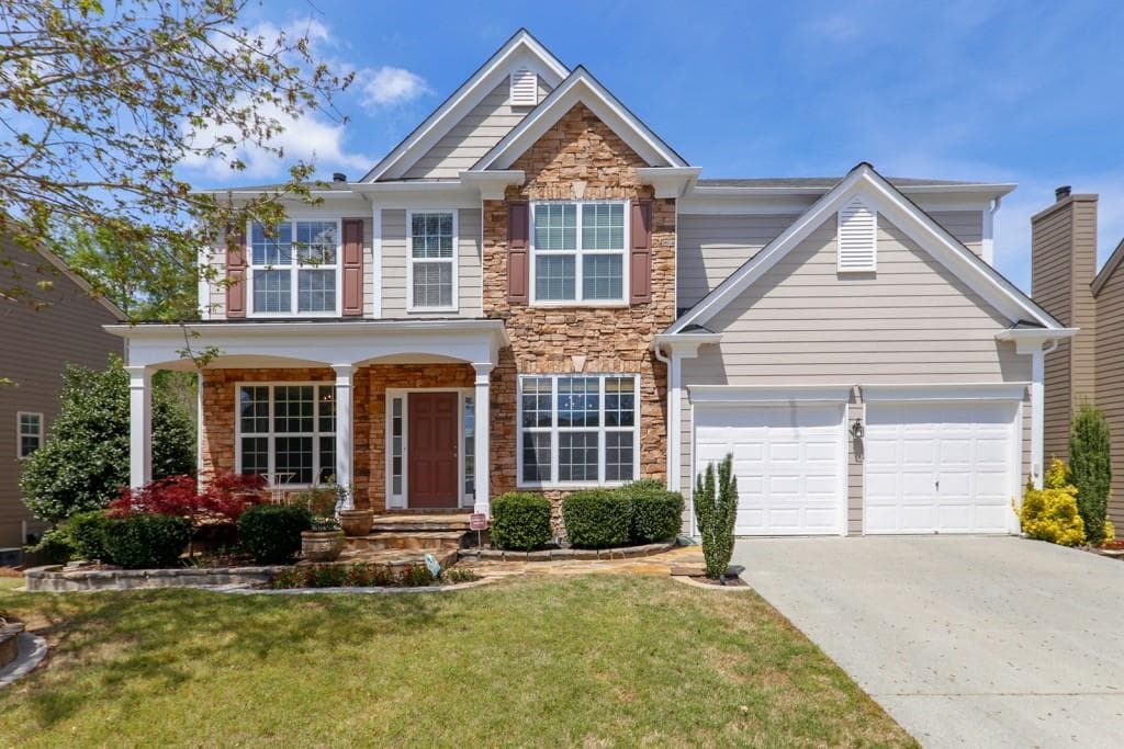 4 bedroom, 3 bathroom, 2,372 sq ft single family residence sold at 8305 Friarbridge Drive, Suwanee, GA 30024