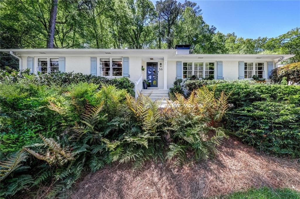 3 bedroom, 2 bathroom single family residence sold at 56 Pine Lake Drive, Sandy Springs, GA 30327