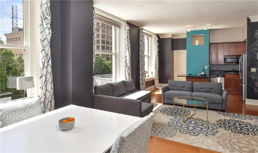 2 bedroom, 2 bathroom, 1,332 sq ft condominium sold at 57 Forsyth Street 5A, Atlanta, GA 30303