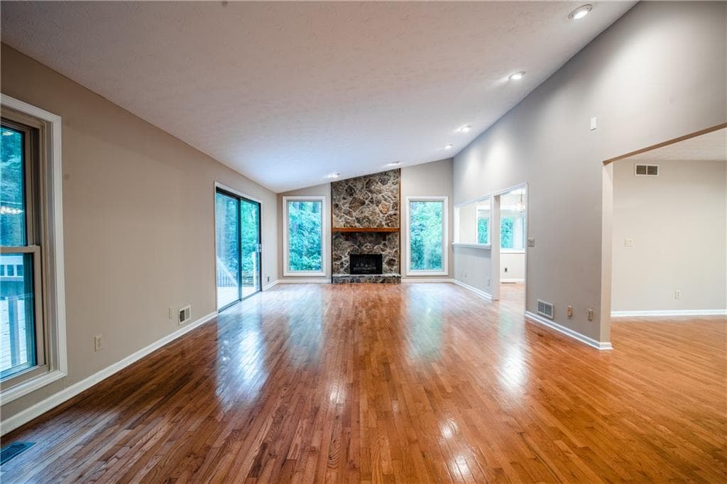 5 bedroom, 4 bathroom, 4,500 sq ft single family residence sold at 8995 MARTIN Road, Roswell, GA 30076