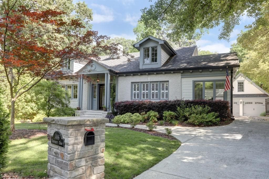 5 bedroom, 4 bathroom, 4,336 sq ft single family residence sold at 1466 University Drive, Atlanta, GA 30306