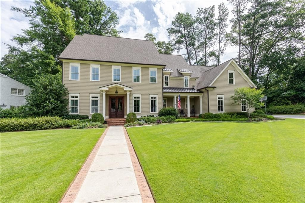 5 bedroom, 7 bathroom, 6,012 sq ft single family residence sold at 4595 Millbrook Drive, Atlanta, GA 30327