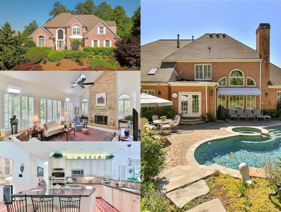 6 bedroom, 5 bathroom, 5,365 sq ft single family residence sold at 535 Abbeywood Drive, Roswell, GA 30075