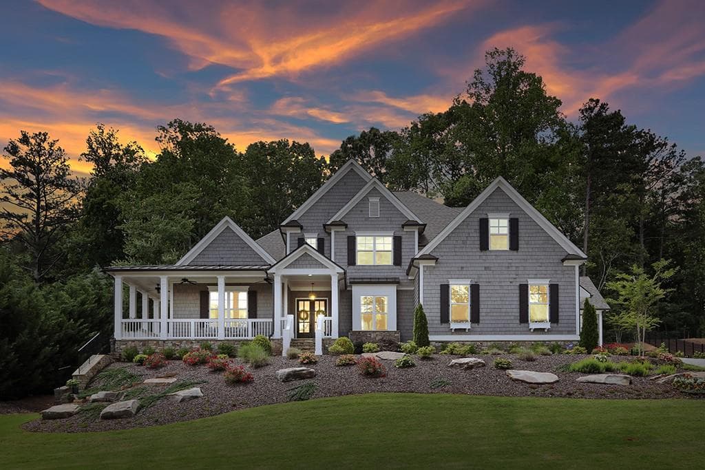 5 bedroom, 5 bathroom, 4,374 sq ft single family residence sold at 134 Manor North Drive, Alpharetta, GA 30004