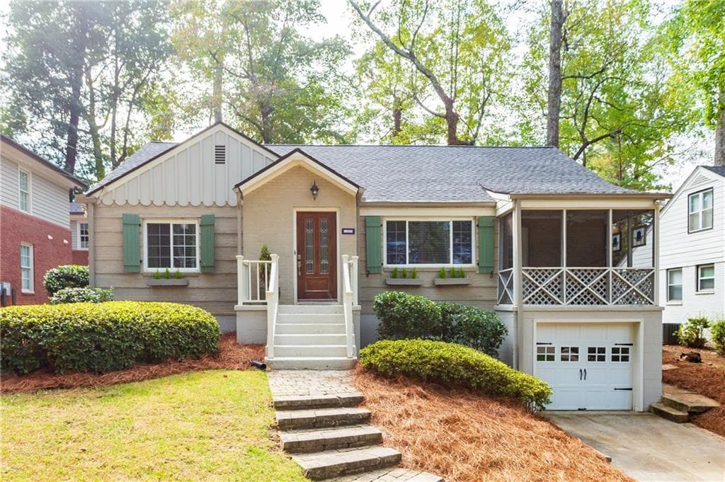 3 bedroom, 2 bathroom, 1,506 sq ft single family residence sold at 1329 University Drive, Atlanta, GA 30306