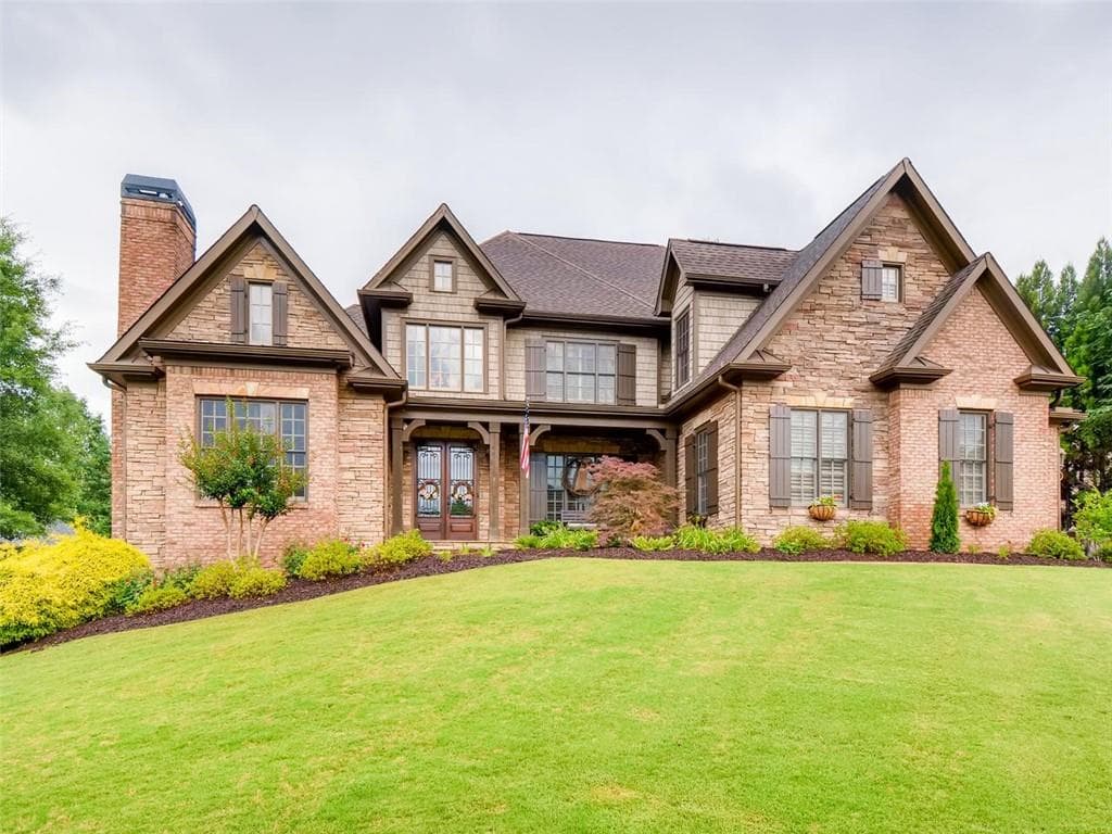 6 bedroom, 6 bathroom, 7,026 sq ft single family residence sold at 501 Gold Shore Lane, Canton, GA 30114