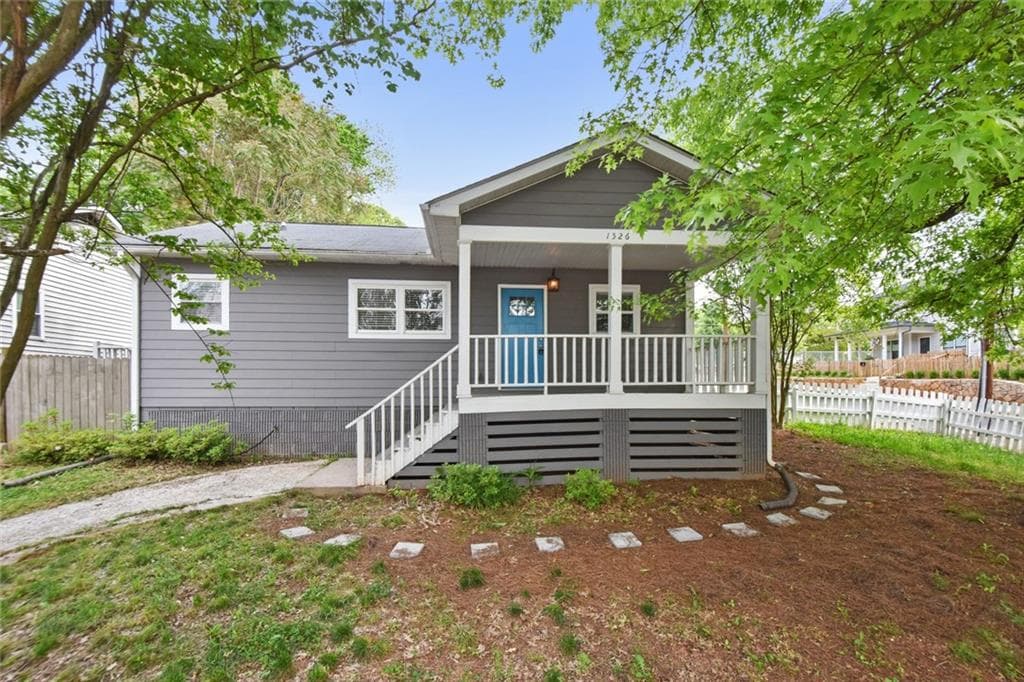 3 bedroom, 1 bathroom, 1,080 sq ft single family residence sold at 1526 Foote Street, Atlanta, GA 30307