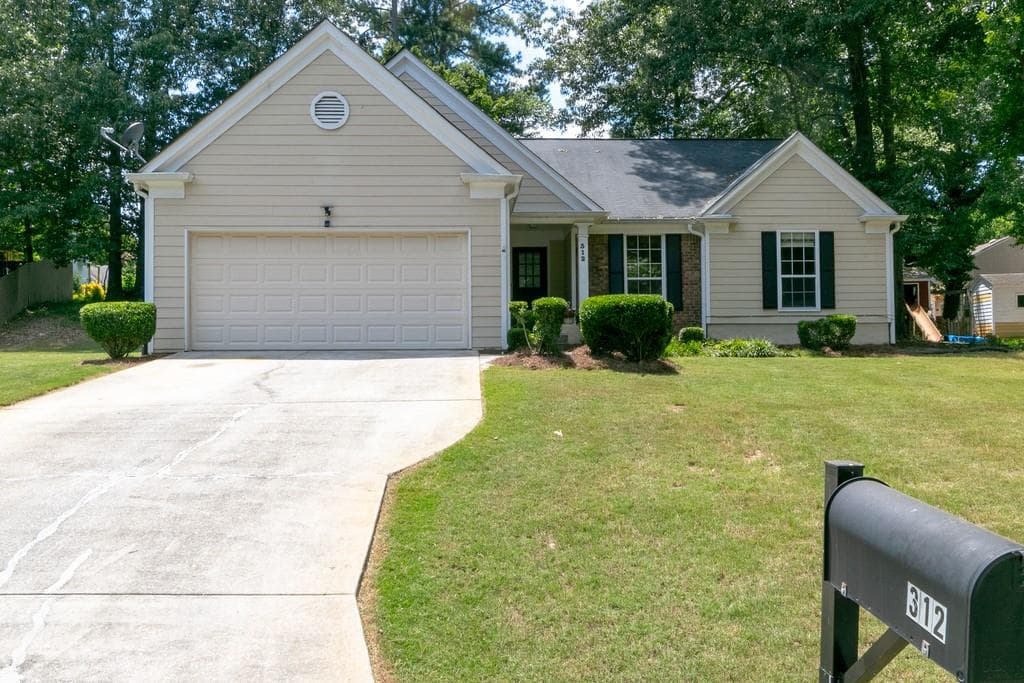 3 bedroom, 2 bathroom, 1,708 sq ft single family residence sold at 312 Cimarron Way, Lawrenceville, GA 30044