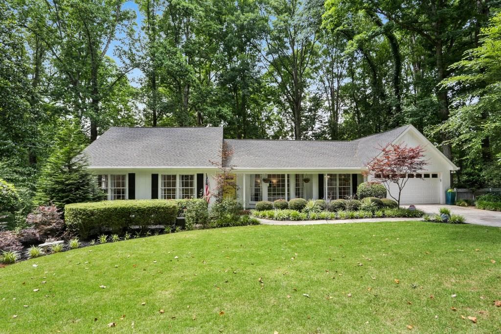 4 bedroom, 4 bathroom, 3,548 sq ft single family residence sold at 350 Thornwood Drive, Sandy Springs, GA 30328
