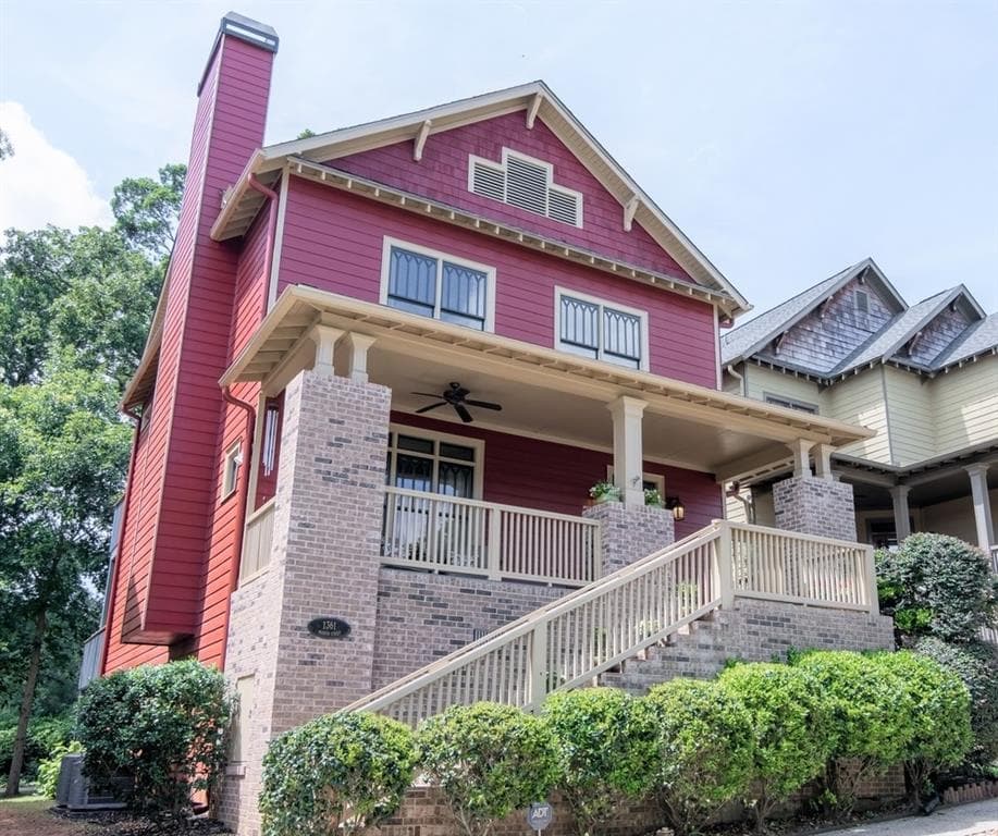 3 bedroom, 3 bathroom, 2,542 sq ft single family residence sold at 1361 Marion Street, Atlanta, GA 30315