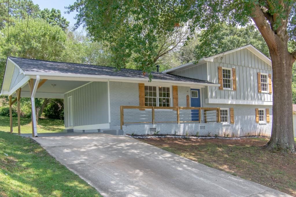 4 bedroom, 4 bathroom, 1,532 sq ft single family residence sold at 2380 Greenway Drive, Decatur, GA 30035