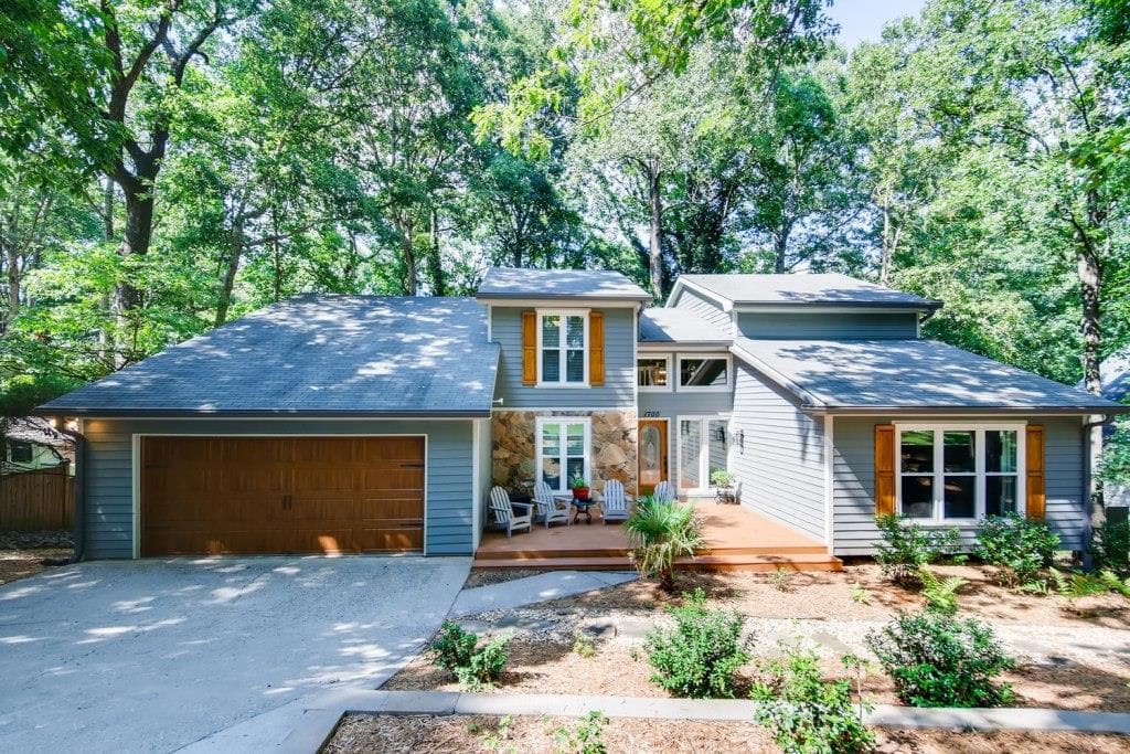 5 bedroom, 4 bathroom, 4,123 sq ft single family residence sold at 1700 Branch Valley Drive, Roswell, GA 30076