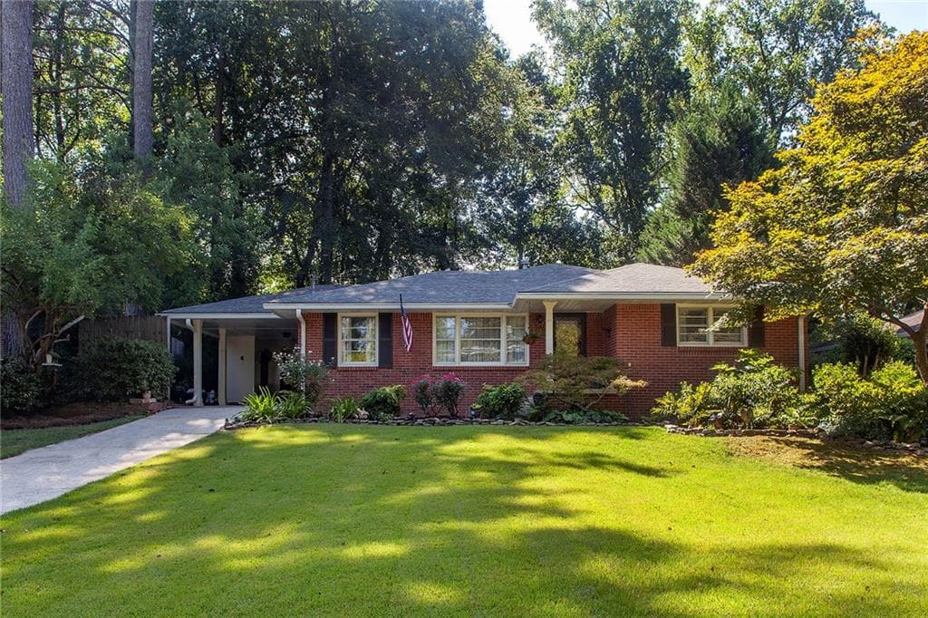 2 bedroom, 3 bathroom, 1,590 sq ft single family residence sold at 2412 Harrington Drive, Decatur, GA 30033