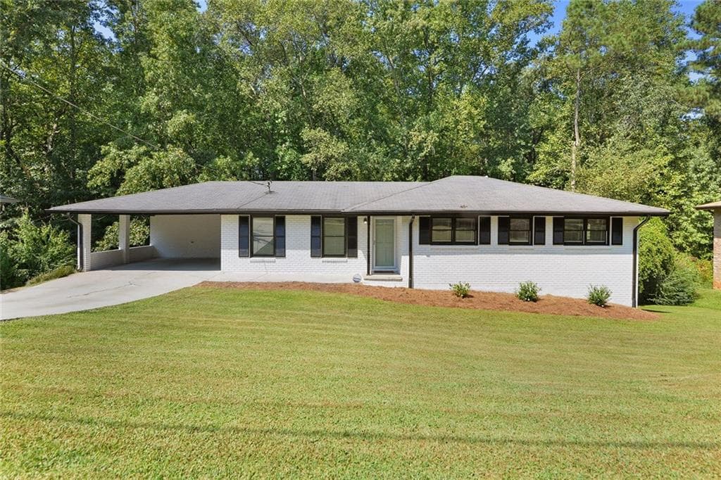 3 bedroom, 2 bathroom, 1,452 sq ft single family residence sold at 3262 Wildwood Drive, Marietta, GA 30060