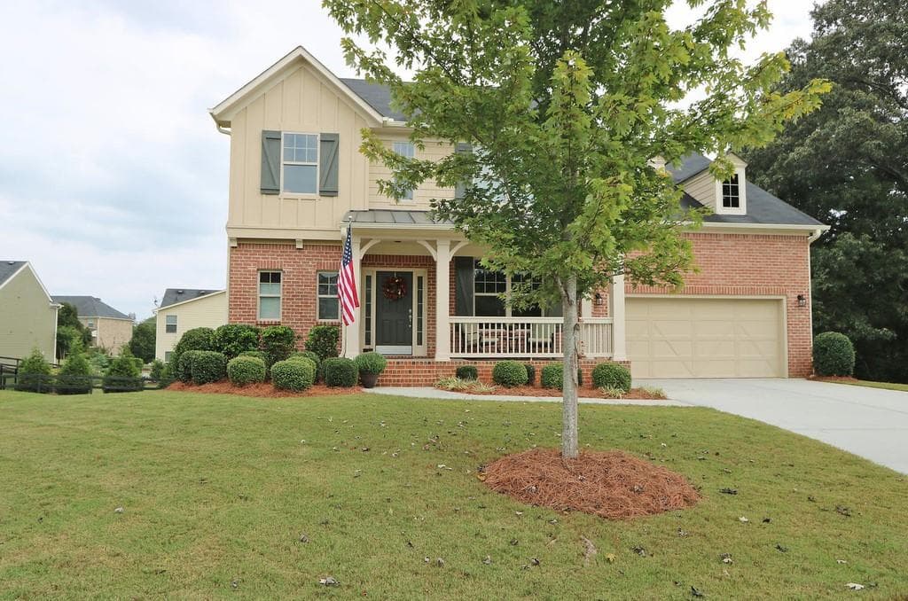 5 bedroom, 4 bathroom, 5,326 sq ft single family residence sold at 209 Fox Pointe Court, Woodstock, GA 30188