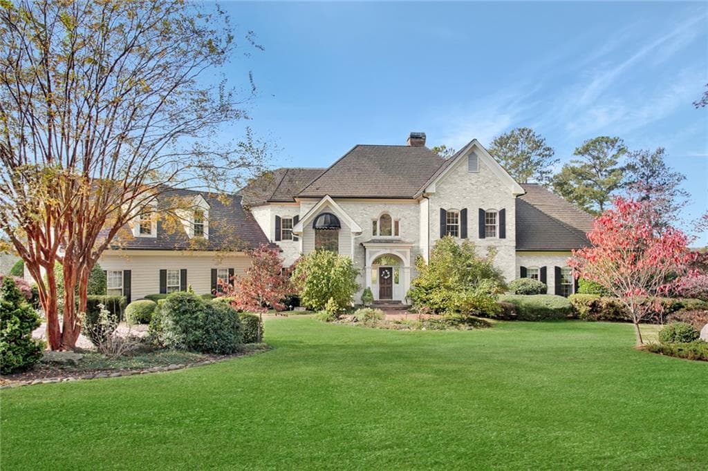 5 bedroom, 7 bathroom, 7,967 sq ft single family residence sold at 420 Tournament Players Drive, Milton, GA 30004