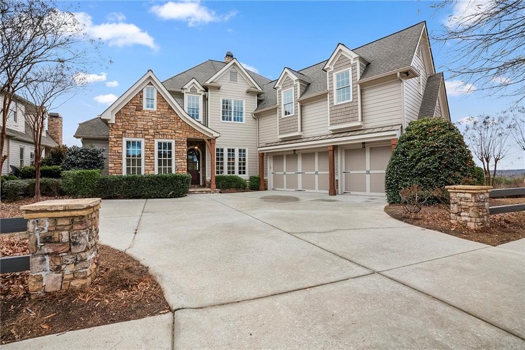 5 bedroom, 5 bathroom, 4,156 sq ft single family residence sold at 6830 South Bluff Court, Gainesville, GA 30506