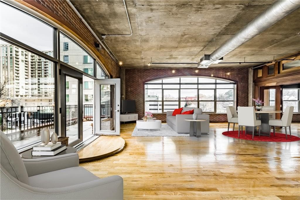 2 bedroom, 2 bathroom, 1,502 sq ft condominium sold at 1023 Juniper Street 305, Atlanta, GA 30309