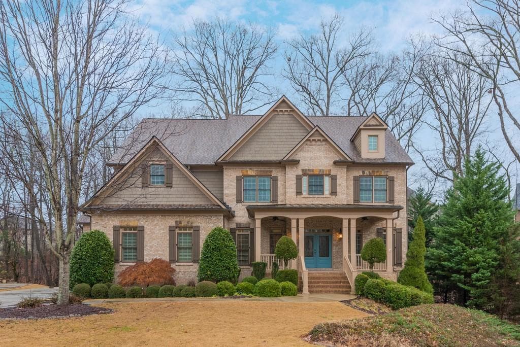7 bedroom, 5 bathroom, 6,417 sq ft single family residence sold at 2225 Saxony Trace, Alpharetta, GA 30005