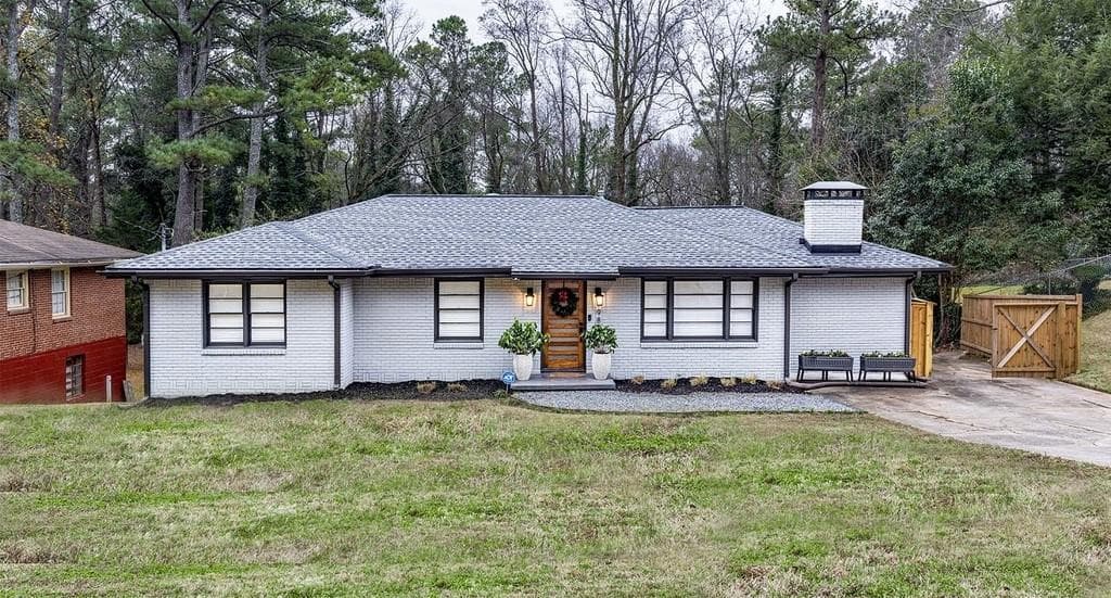 4 bedroom, 3 bathroom single family residence sold at 1989 Crestmoore Drive, Decatur, GA 30032