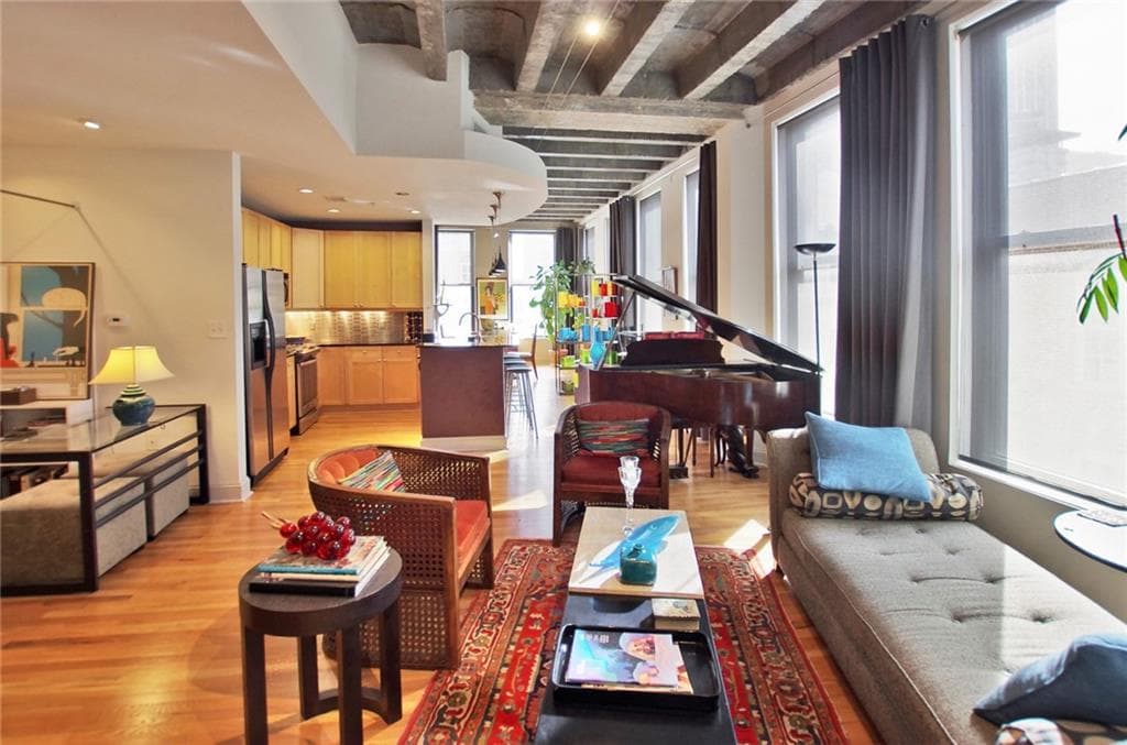 1 bedroom, 2 bathroom, 1,080 sq ft condominium sold at 90 Fairlie Street 603, Atlanta, GA 30303