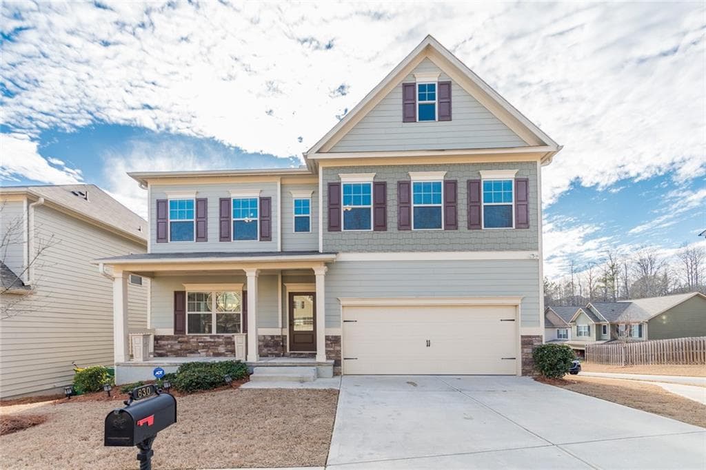 5 bedroom, 6 bathroom, 4,481 sq ft single family residence sold at 630 Georgia Way, Woodstock, GA 30188