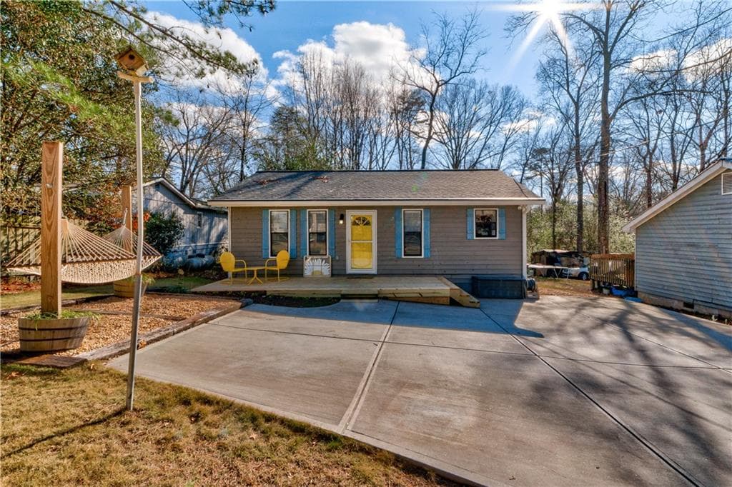 2 bedroom, 1 bathroom, 768 sq ft single family residence sold at 1550 Turner Road, Cumming, GA 30041