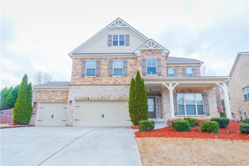 5 bedroom, 4 bathroom, 3,872 sq ft single family residence sold at 4480 Hastings Drive, Cumming, GA 30041