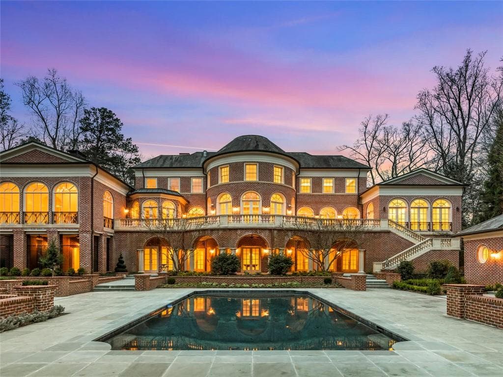 8 bedroom, 11 bathroom, 15,344 sq ft single family residence sold at 515 W Paces Ferry Road, Atlanta, GA 30305