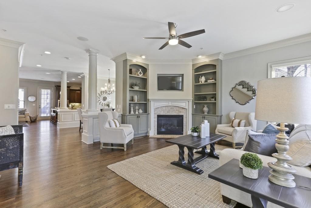 4 bedroom, 5 bathroom, 3,958 sq ft townhouse sold at 1857 Adagio Drive, Alpharetta, GA 30009