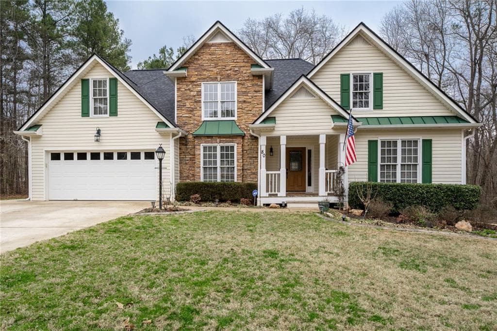 4 bedroom, 3 bathroom, 2,383 sq ft single family residence sold at 80 Etham Place, Douglasville, GA 30134