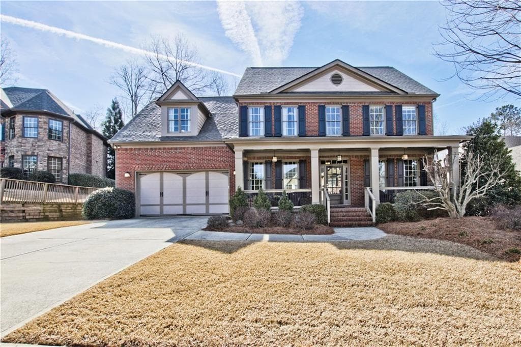 6 bedroom, 5 bathroom, 5,160 sq ft single family residence sold at 5895 Trailwood Court, Suwanee, GA 30024