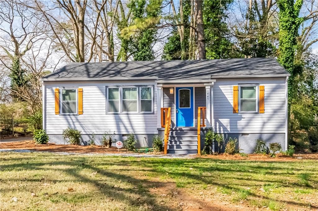 3 bedroom, 2 bathroom, 1,326 sq ft single family residence sold at 1447 Kenilworth Drive, Atlanta, GA 30310