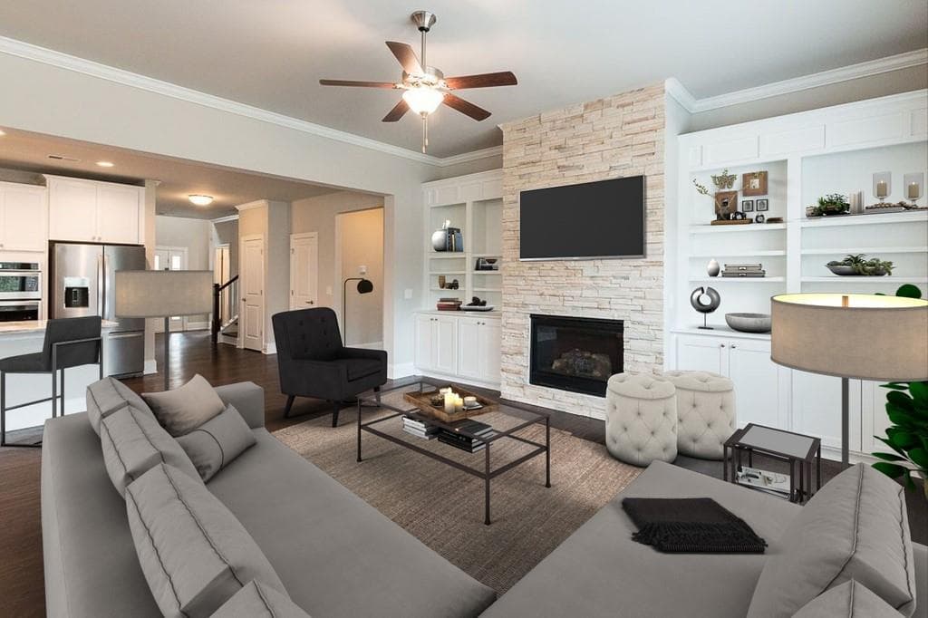 4 bedroom, 4 bathroom, 3,567 sq ft single family residence sold at 117 Mountainside Drive, Woodstock, GA 30188