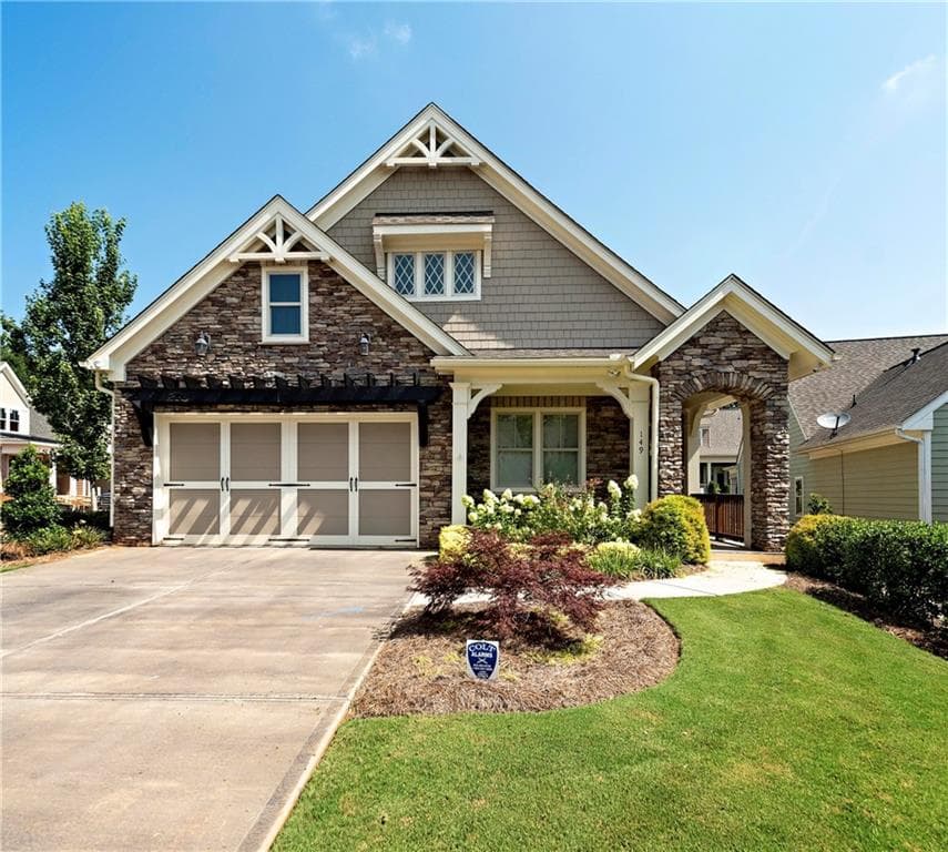 3 bedroom, 4 bathroom, 2,890 sq ft single family residence sold at 149 Foxtail Road, Woodstock, GA 30188