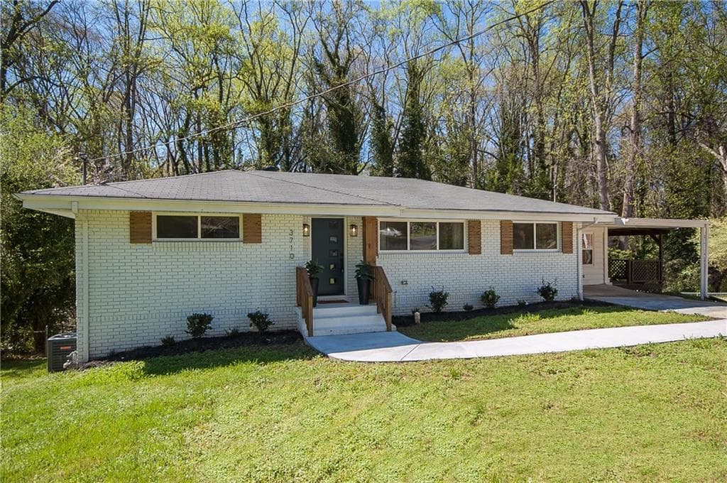 4 bedroom, 3 bathroom, 1,435 sq ft single family residence sold at 3710 Wisteria Lane, Smyrna, GA 30082