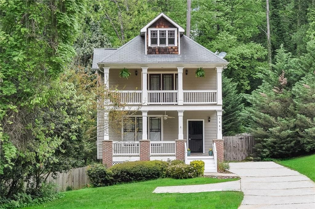 3 bedroom, 3 bathroom, 1,774 sq ft single family residence sold at 1557 Peachcrest Road, Decatur, GA 30032