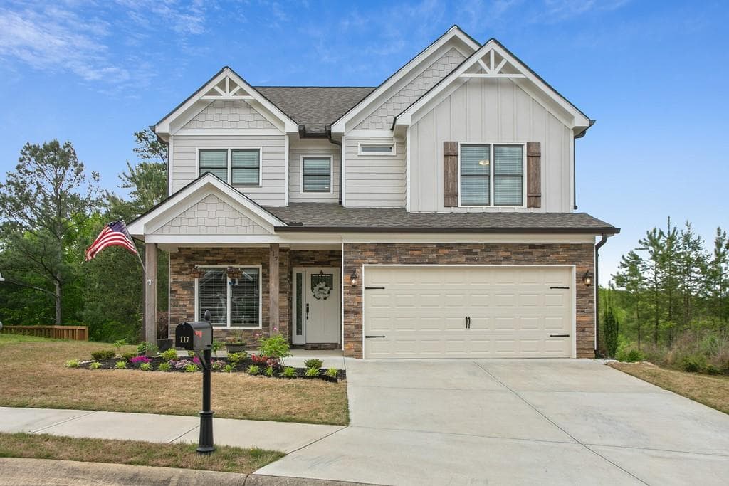 4 bedroom, 3 bathroom, 2,231 sq ft single family residence sold at 117 Covington Drive, Ball Ground, GA 30107