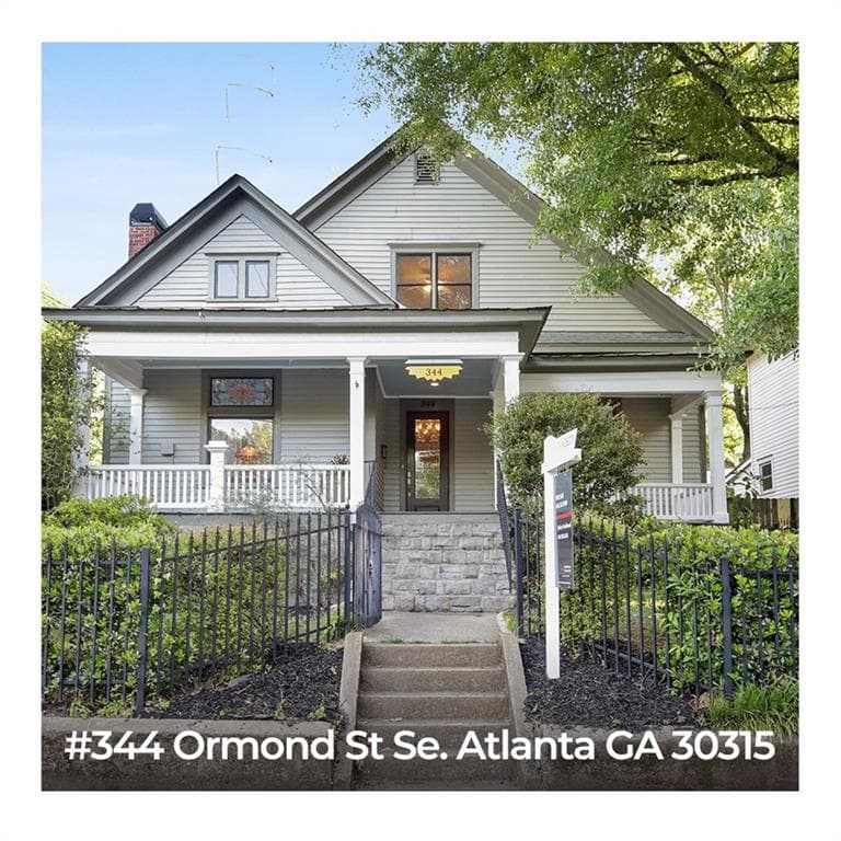 4 bedroom, 3 bathroom, 2,784 sq ft single family residence sold at 344 Ormond Street, Atlanta, GA 30315